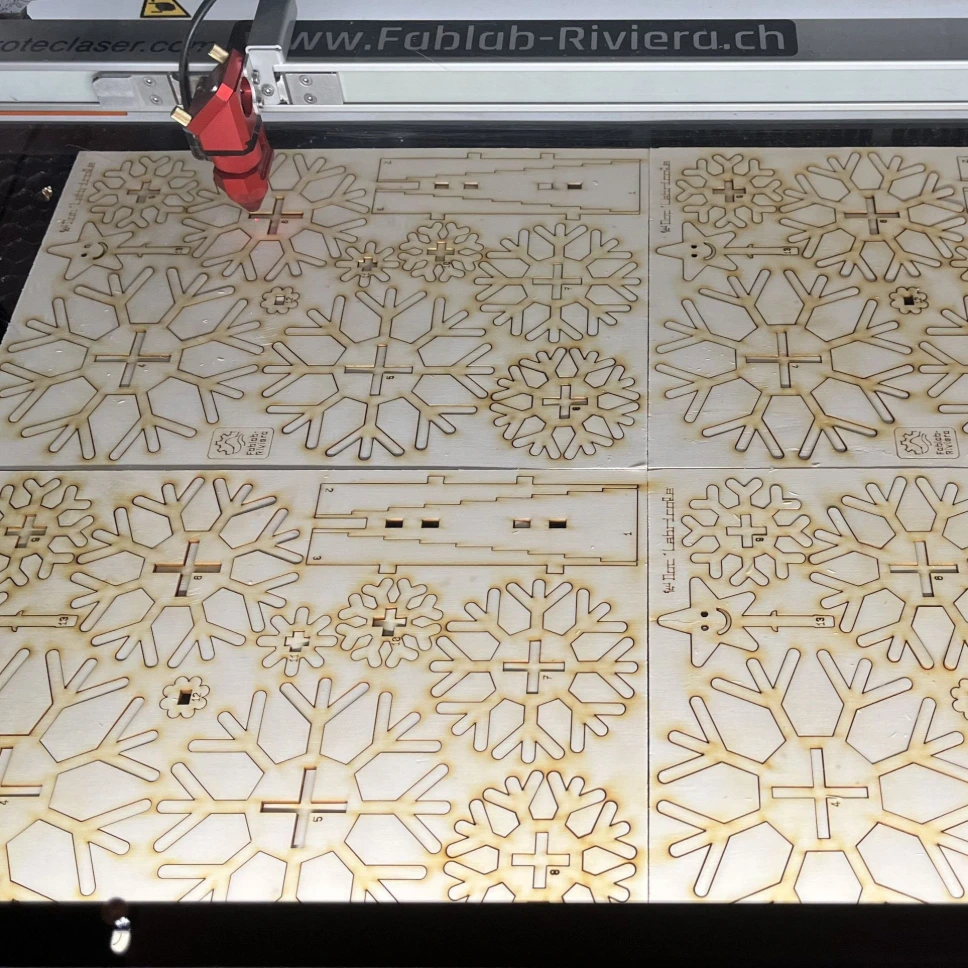 Découpe laser / minute d'utilisation