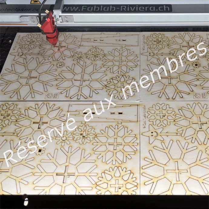 Découpe laser / minute d'utilisation