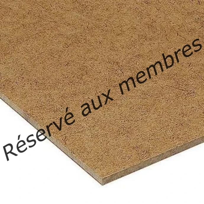 Panneau MDF | Brut (3 mm)